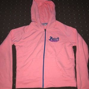 Junior Girl’s Juicy Couture Zip Up Hoodie